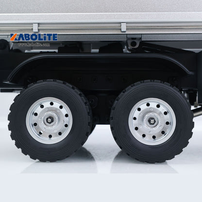 IN Stock HUINA 1598PRO 1/14 6X6 Metal Remote Control Dump Truck Engineering Vehicle Electric RC Tipper Model with Light Sound System