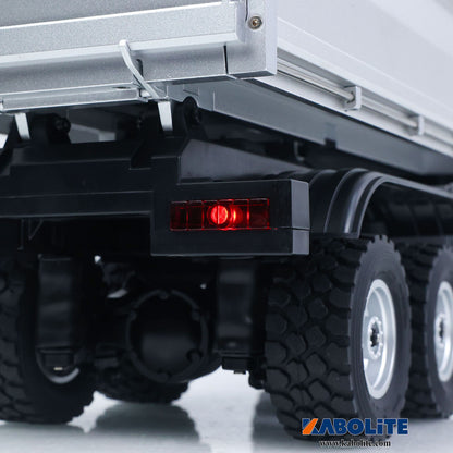 IN Stock HUINA 1598PRO 1/14 6X6 Metal Remote Control Dump Truck Engineering Vehicle Electric RC Tipper Model with Light Sound System