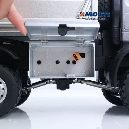 IN Stock HUINA 1598PRO 1/14 6X6 Metal Remote Control Dump Truck Engineering Vehicle Electric RC Tipper Model with Light Sound System