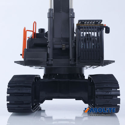 US STOCK HUINA 1/14 592 RC Tracked Excavator Car Model Gift 2.4G Radio Light Sound Remote Control Construction Vehicle