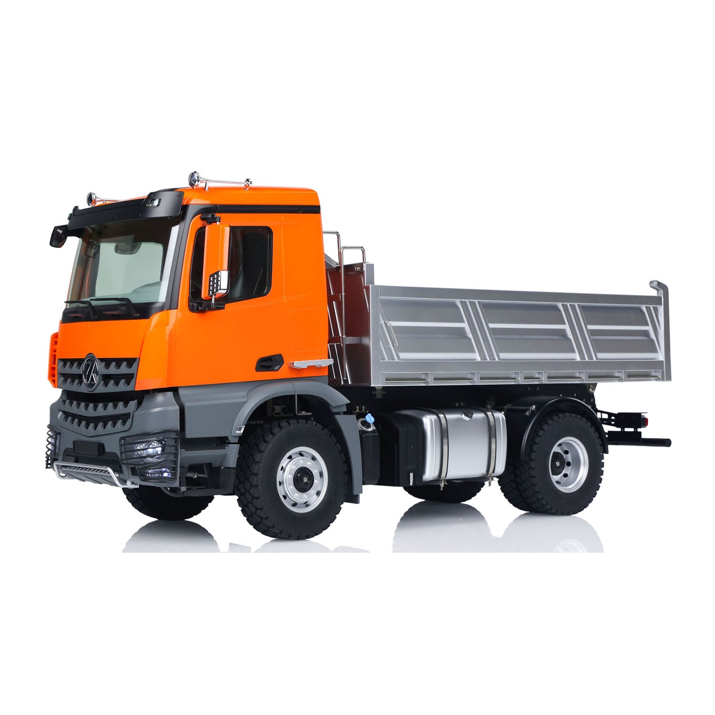 EU Stock Kabolite 1/14 5701 4x4 RC Dumper Truck Model 2 Speed Gearbox 3 in 1 Mainboard Radio System Servo Motor Light Sound