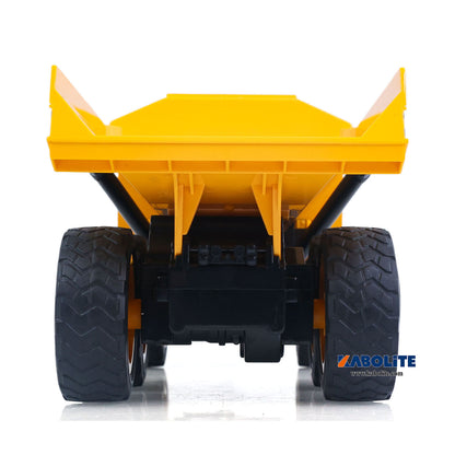 IN Stock HUINA 553 1/16 Half Metal Electric Remote Control Dump Truck RC Construction Vehicle Tipper Lights Sounds Effect RTR Model