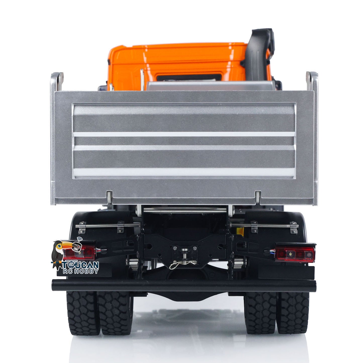 Flash Sale US Stock 1/14 Kabolite 5701 RC Dump Truck 4x4 Remote Control Dumper Car Sound Light Model