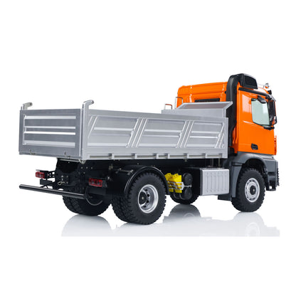 US STOCK 1/14 Kabolite 5701 Radio Control Dump Truck 4x4 Tipper Car Sound Light Model Ready to Run 2-Speed Gearbox Battery