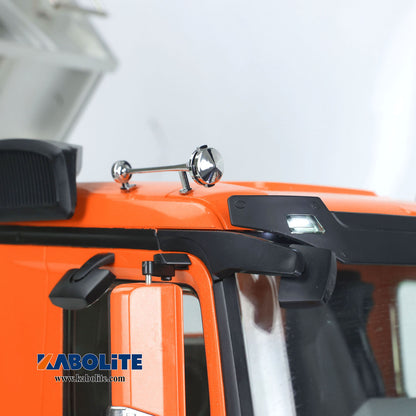 Kabolite K3364 1/14 6x6 Metal Hydraulic RC Dump Truck with FS ST8 Radio Controller Differential Lock 2 Speed Transmission Light Sound
