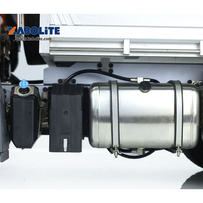 Kabolite K3364 1/14 6x6 Metal Hydraulic RC Dump Truck with FS ST8 Radio Controller Differential Lock 2 Speed Transmission Light Sound