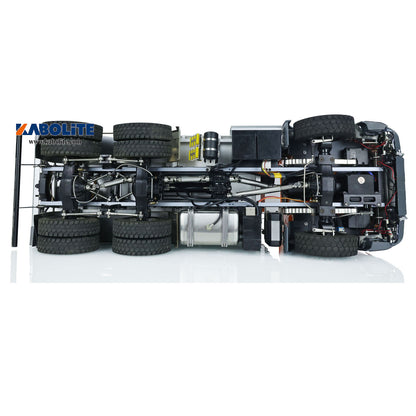 Kabolite K3364 1/14 6x6 Metal Hydraulic RC Dump Truck with Differential Lock Light Sound