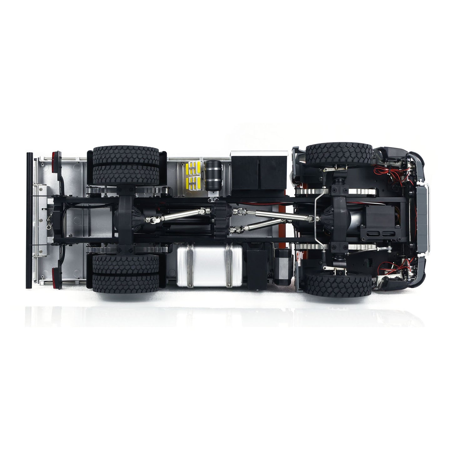 US STOCK 1/14 Kabolite 5701 Radio Control Dump Truck 4x4 Tipper Car Sound Light Model Ready to Run 2-Speed Gearbox Battery