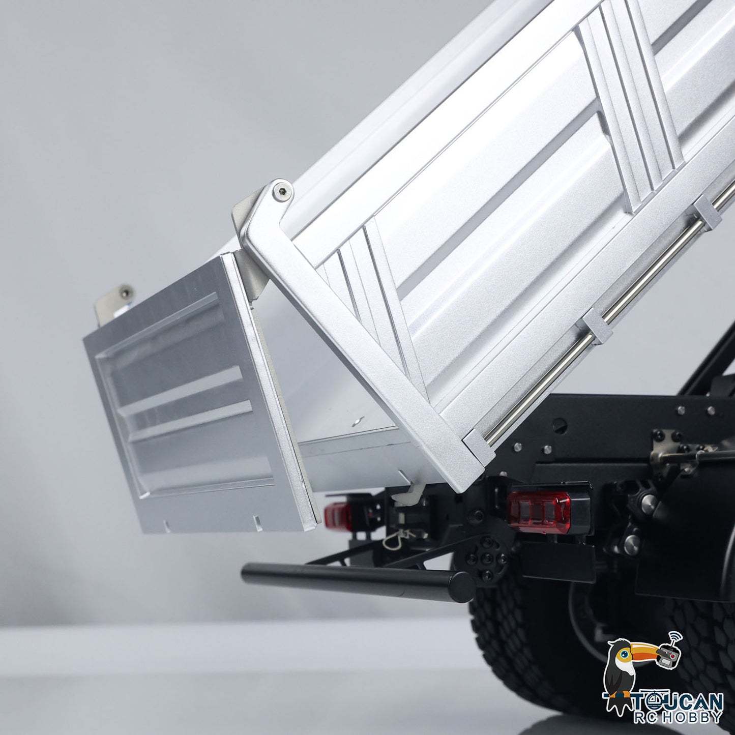 Flash Sale US Stock 1/14 Kabolite 5701 RC Dump Truck 4x4 Remote Control Dumper Car Sound Light Model