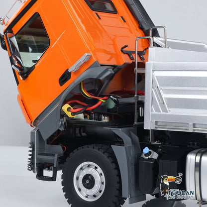 Flash Sale US Stock 1/14 Kabolite 5701 RC Dump Truck 4x4 Remote Control Dumper Car Sound Light Model
