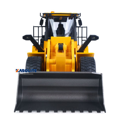 IN Stock HUINA 552 1/16 Half Metal Electric Remote Control Loader Mini RC Engineering Vehicle Model Radio Lights Sounds Effects