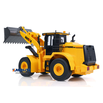 IN Stock HUINA 552 1/16 Half Metal Electric Remote Control Loader Mini RC Engineering Vehicle Model Radio Lights Sounds Effects