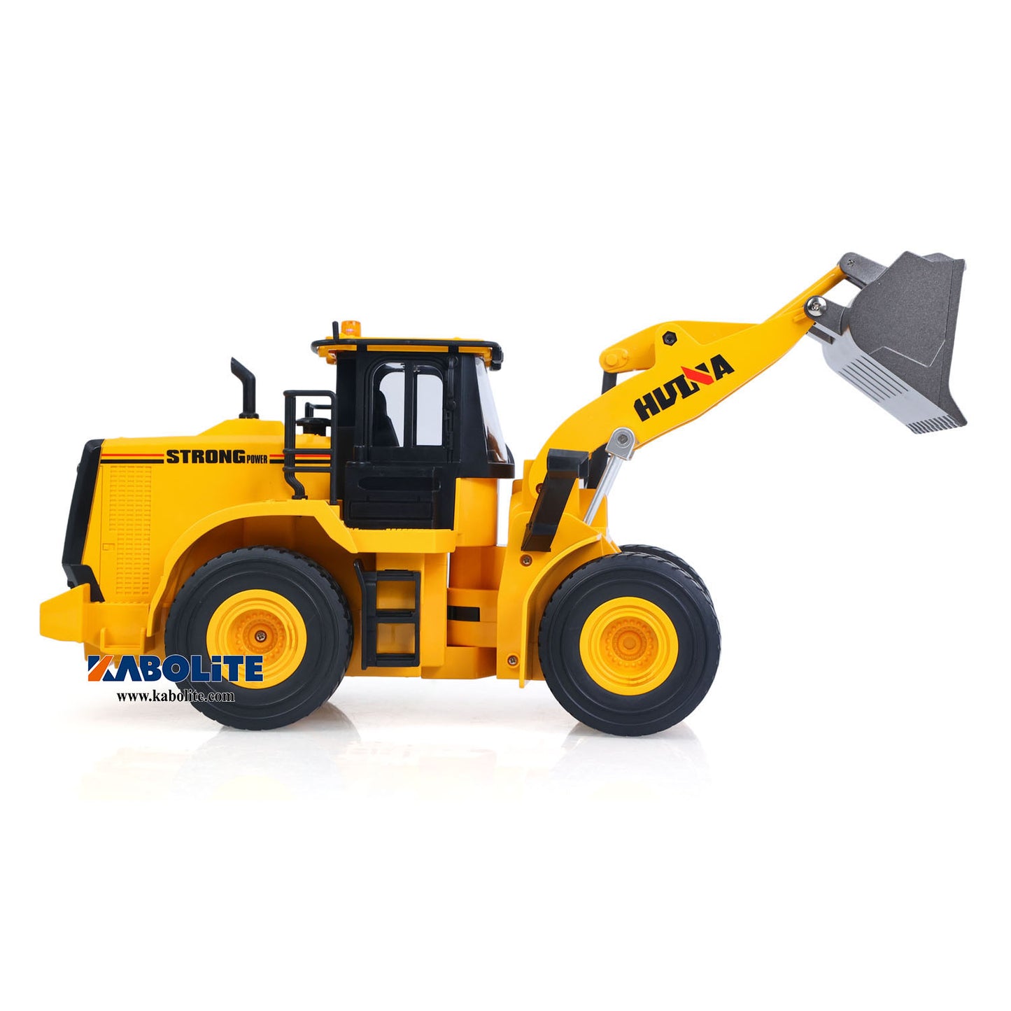 IN Stock HUINA 552 1/16 Half Metal Electric Remote Control Loader Mini RC Engineering Vehicle Model Radio Lights Sounds Effects