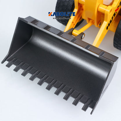 IN Stock HUINA 552 1/16 Half Metal Electric Remote Control Loader Mini RC Engineering Vehicle Model Radio Lights Sounds Effects