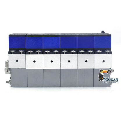 Directional Hydraulic Control 6CH Valve for Kabolite 1/14 K970 RC Excavator Model Radio Control Digger Model DIY Parts