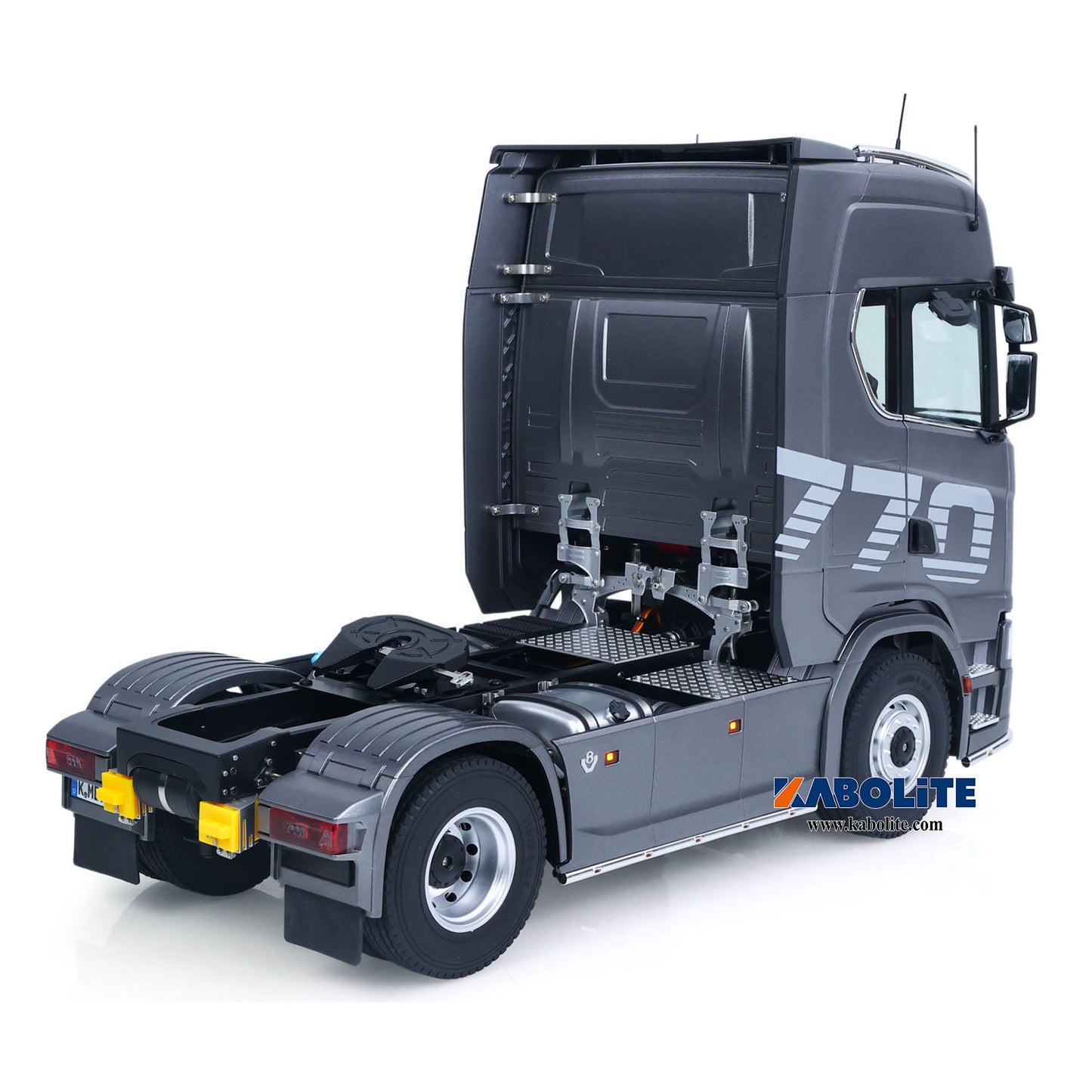 KABOLITE 770S 100 1/14 4X2 RC Tractor Truck with Metal Chassis Sound Light System for Outdoor