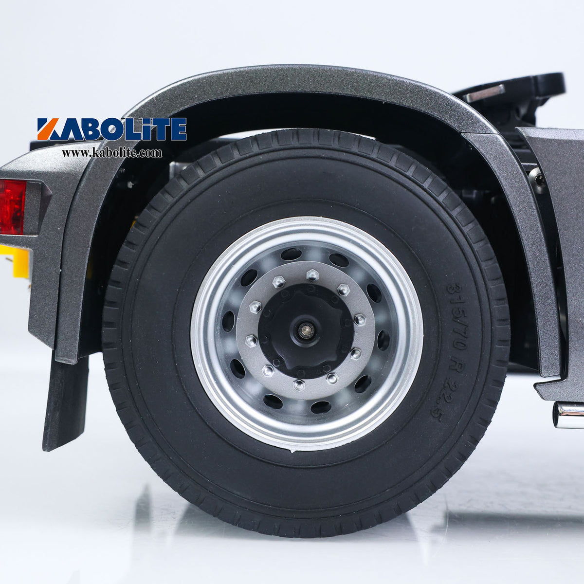 KABOLITE 770S 100 1/14 4X2 RC Tractor Truck with Metal Chassis Sound Light System for Outdoor