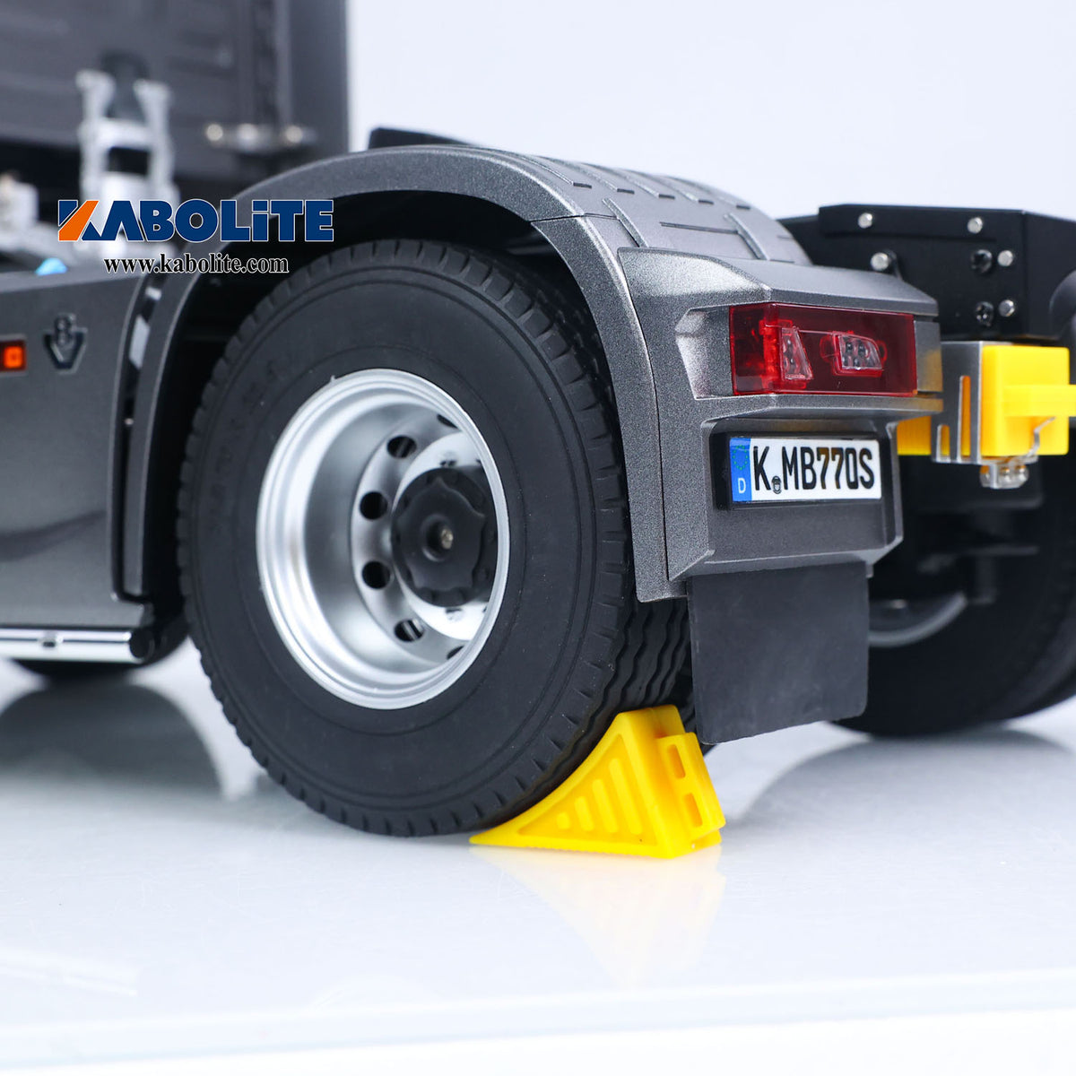 KABOLITE 770S 100 1/14 4X2 RC Tractor Truck with FlySky Radio Controller for Backyard Fun