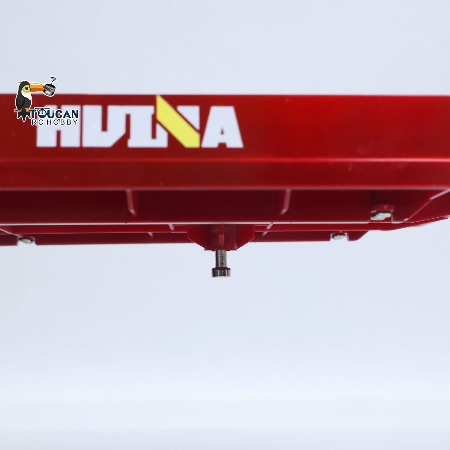 3 Axles Plastic Semi Trailer Flatbed 1502 for 1/18 Remote Control Tractor Truck HUINA 1501 RC Lorry Car Model Upgrade Parts