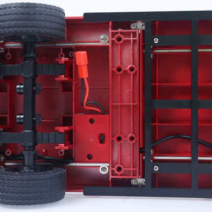 EU Stock Plastic 1502 3 Axle Semi Trailer Flatbed for 1/18 HUINA 1501 Remote Control Tractor Truck RC Lorry Car Model Upgrade Parts