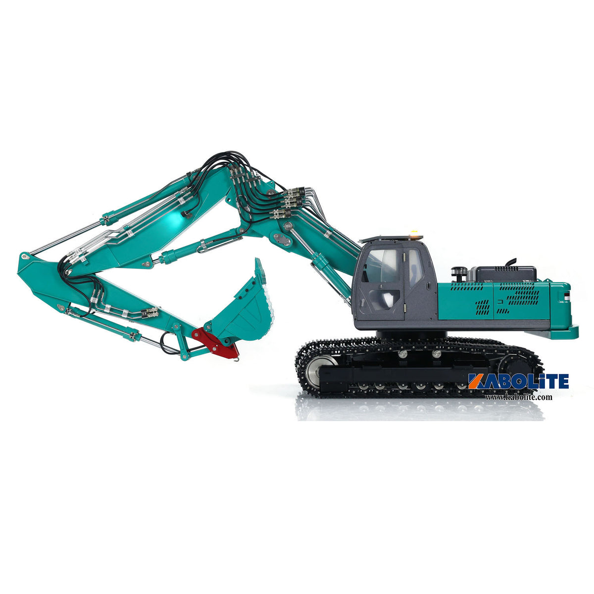 KABOLITE K350 200 1/14 RC Hydraulic Excavator 3 Arms Digger with Light Sound System for Weekend outdoor fun