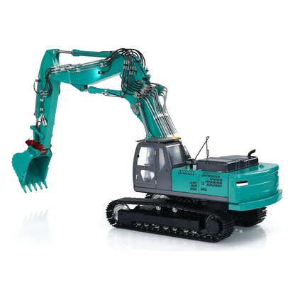 KABOLITE  1/14 K350 200 3Arm RC Hydraulic Excavator Remote Control Digger Model Light Sound System Flysky Radio RTR Battery
