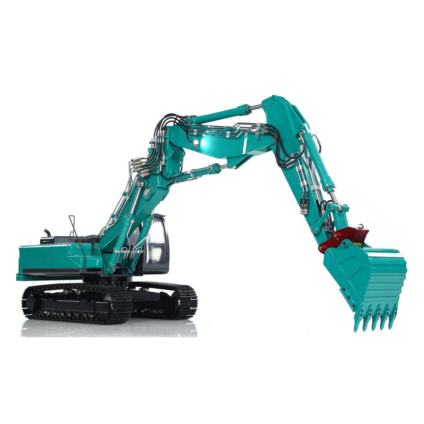 KABOLITE  1/14 K350 200 3Arm RC Hydraulic Excavator Remote Control Digger Model Light Sound System Flysky Radio RTR Battery