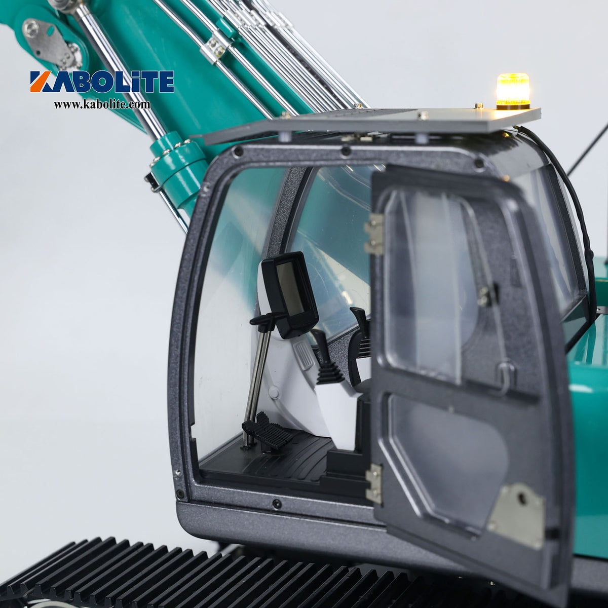 KABOLITE K350 200 1/14 RC Hydraulic Excavator 3 Arms Digger with Light Sound System for Weekend outdoor fun