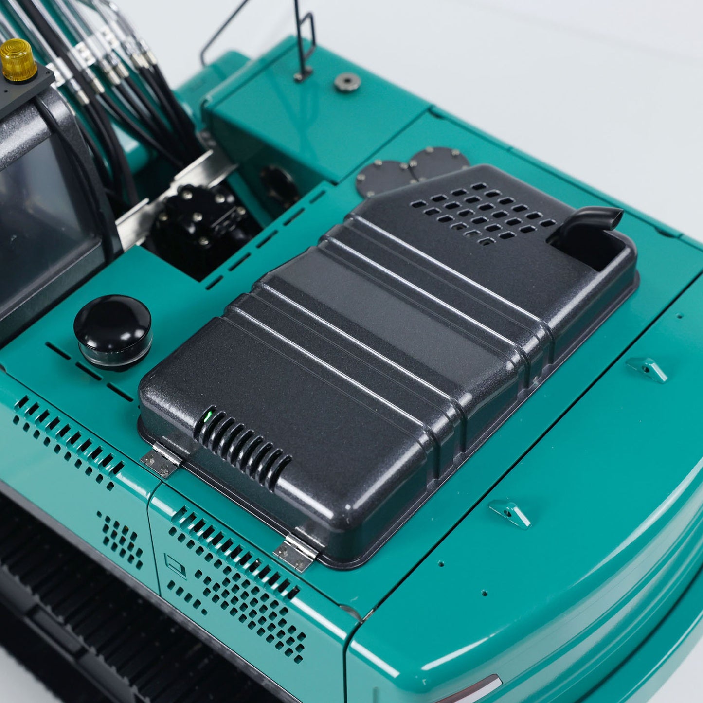 KABOLITE  1/14 K350 200 3Arm RC Hydraulic Excavator Remote Control Digger Model Light Sound System Flysky Radio RTR Battery