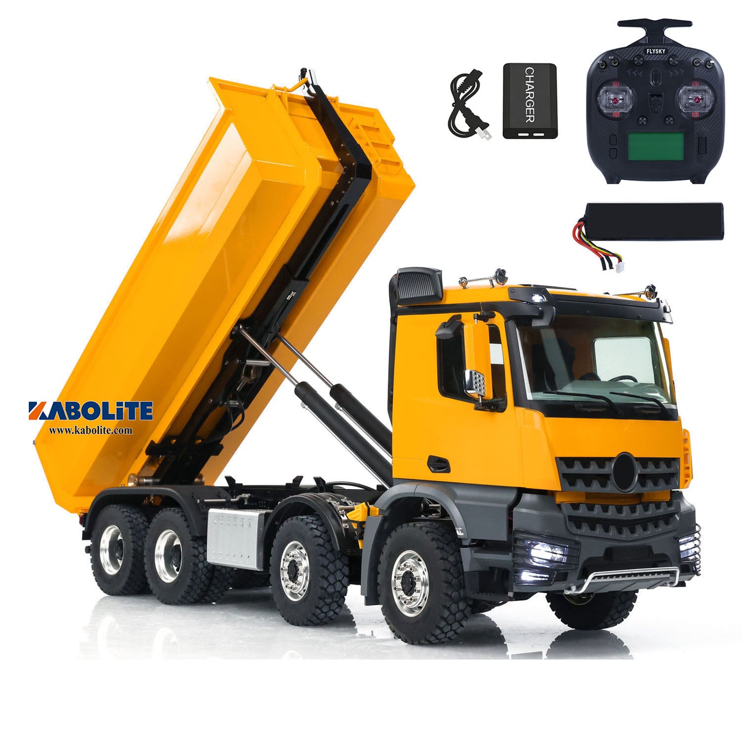 Kabolite K3365/K3366 1/14 8X8 RC Hydraulic Roll On Off Dumper Truck
