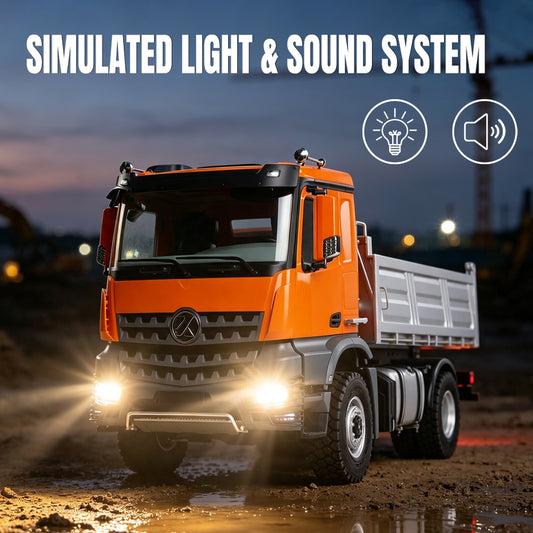 IN Stock Kabolite 5701 1/14 RC Electric Dumper Truck 4x4 Tipper Model FlySky Radio System 2 Speed Transmission for Construction Machinery Enthusiast