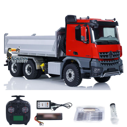 1/14 Kabolite 6*6 Hydraulic RC Dump Truck K3364 Remote Control Tipper 2Speed RTR Model Axle Lock Light Sound System ST8 Radio Battery