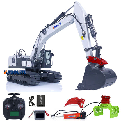 Kabolite 1/18 RC Hydraulic Excavator K961 100S PRO Digger Model with Light and Sound System