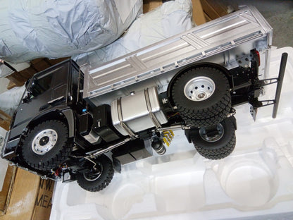 Fast Free Shipping Second Hand US Stock Kabolite 4x4 1/14 RC Dumper Truck 5701 RTR Remote Control Tipper Car 2-speed