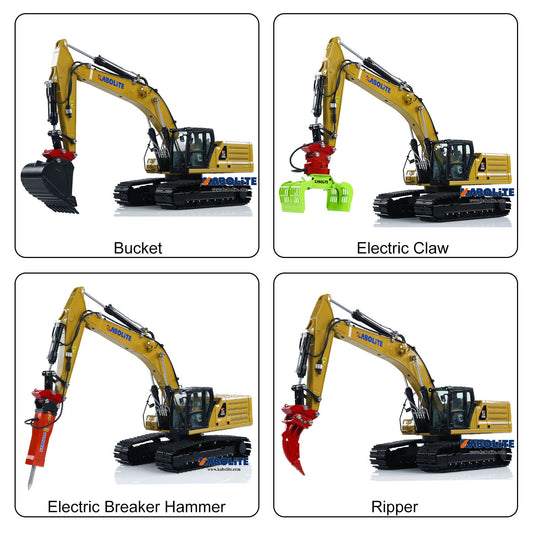 Fast Free Shipping for EU Kabolite K961-100S Pro Hydraulic RC Excavator 1/18 RTR Metal Remote Control Digger FlySky ST8 Radio Construction Model
