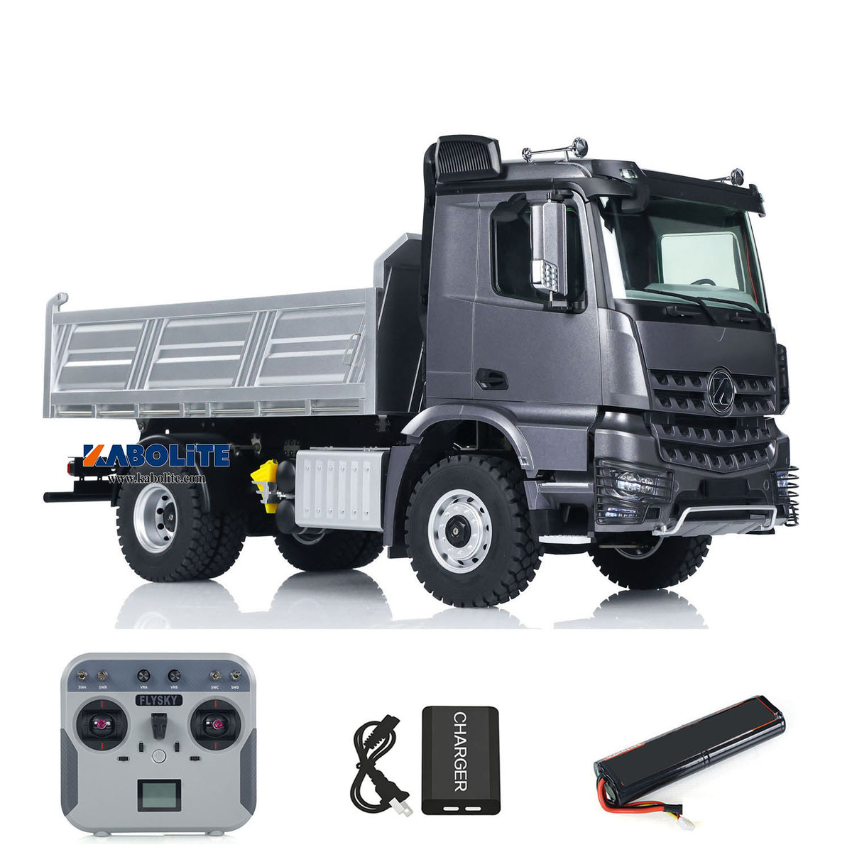 Kabolite 1/14 4x4 5701 RC Dumper Truck Model 3 in 1 Mainboard 2 Speed Gearbox