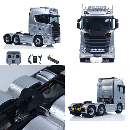KABOLITE 6*6 Ready To Run 1/14 RC Tractor Truck Remote Control Car Hobby Model Painted Assembled 770S With Light Sound