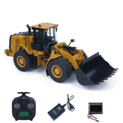 US STOCK Kabolite 2.4G 1/16 Metal K966 Hydraulic RC Loader Radio Controlled Truck Car DIY Model 7500mAh Battery Ready to Run