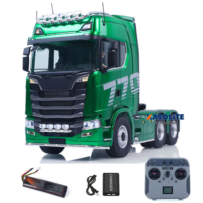 KABOLITE 770S 100 1/14 6X6 RC Tractor Truck with 2Speed Transmission Sound Light System