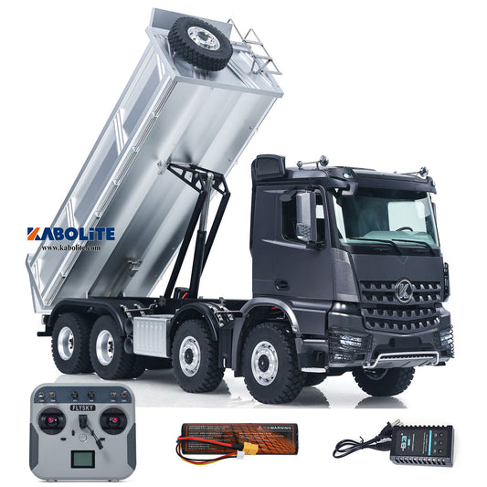 Kabolite 1/14 K5703 RC Electric Lifting Dumper Truck 8X8 Tipper Model 2 Speed Gearbox