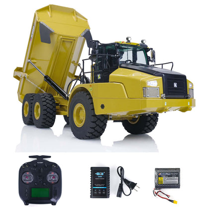 Flash Sale US Stock KABOLITE K960 1/20 RC Hydraulic Articulated Truck 6x6 Remote Control Dumper Cars Lights System ST8 Transmitter Battery