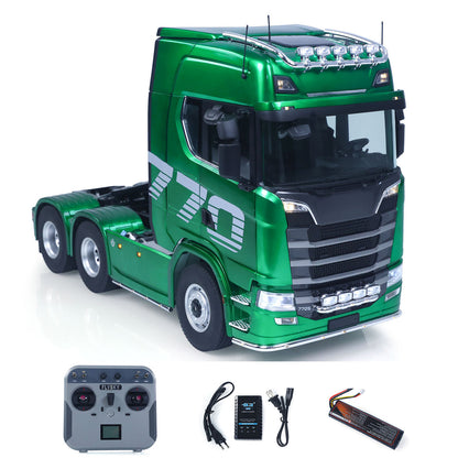 DE Stock 1/14 KABOLITE 770S 100 6X6 RC Tractor Truck Romote Control RTR Vehicle Model 2 Speed Axle Locks Metal Chassis Rail Openable Door