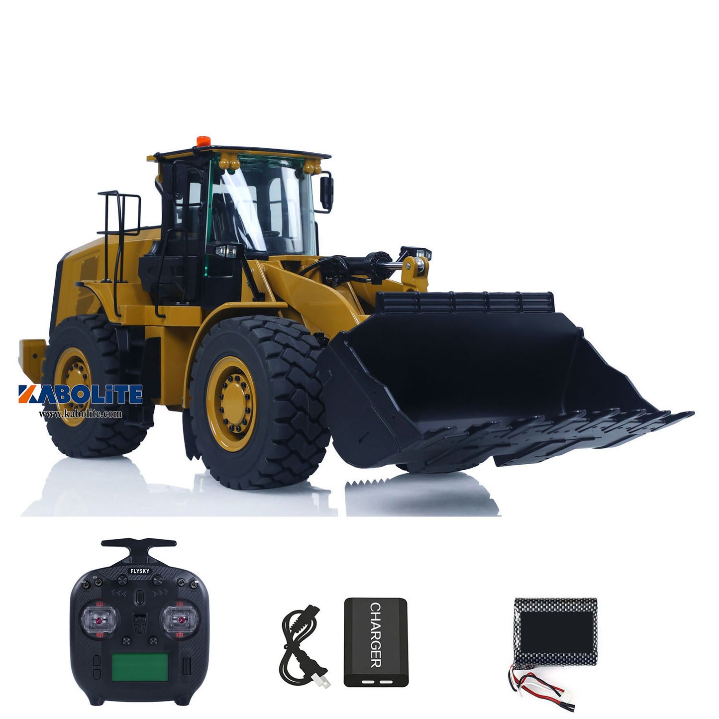 Kabolite K966 1/16 Metal Hydraulic RC Loader Model for Construction Vehicle Hobbyists