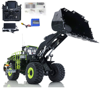 2Speed Kabolite 1/14 K988 PRO Hydraulic RC Loader Metal Heavy Vehicle PL18 Lite 6CH Valve Axle Lock Battery Light Sound Radio Control Truck Model