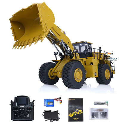 2Speed Kabolite 1/14 K988 PRO Hydraulic RC Loader Metal Heavy Vehicle PL18 Lite 6CH Valve Axle Lock Battery Light Sound Radio Control Truck Model