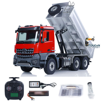 1/14 Kabolite 6*6 Hydraulic RC Dump Truck K3364 Remote Control Tipper 2Speed RTR Model Axle Lock Light Sound System ST8 Radio Battery