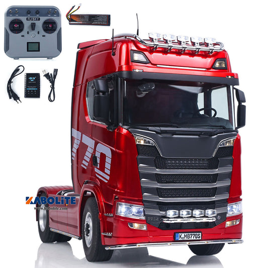 KABOLITE 770S 100 1/14 4X2 RC Tractor Truck with Metal Chassis