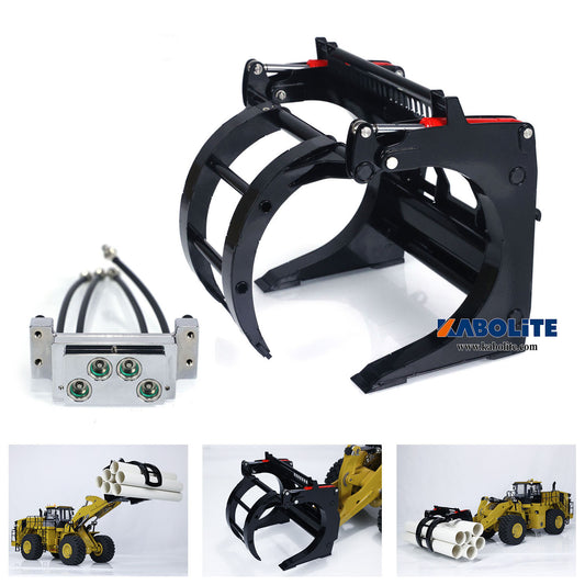 Kabolite Metal Bucket Hydraulic Short/Long Clamp Upgrade Spare Parts for K988-100S RC Loader