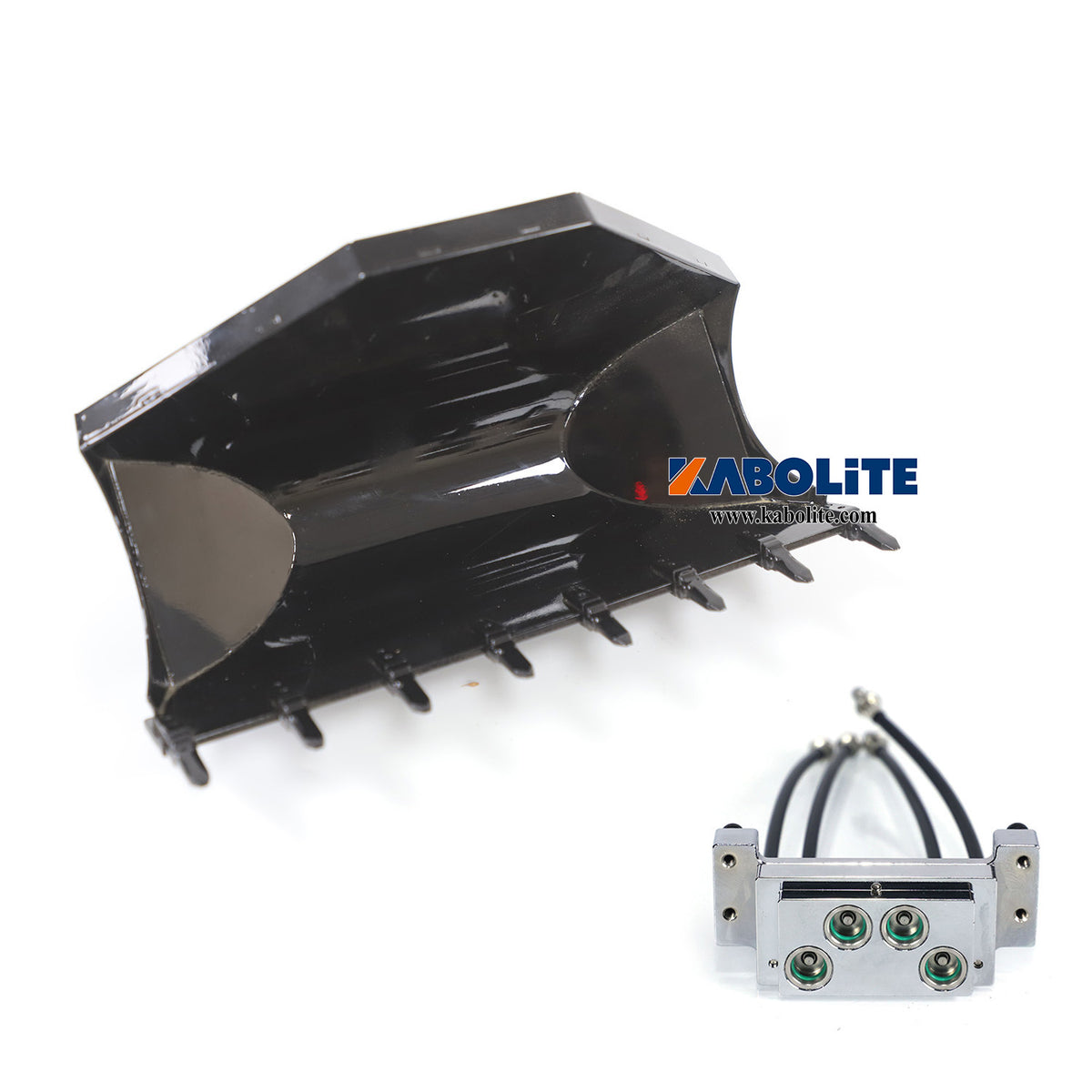 Kabolite Metal Bucket Hydraulic Short/Long Clamp Upgrade Spare Parts for K988-100S RC Loader
