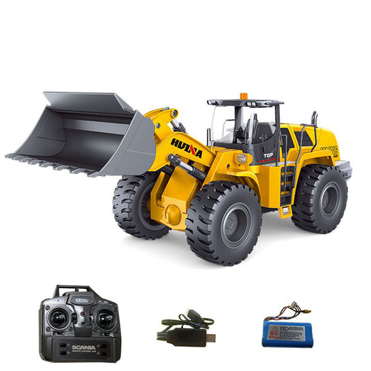1/14 HUINA Toys 2.4G 10CH Radio Controlled Loader 1583 Electric Lifting System Lights Sound RC Construction Vehicles Assembled
